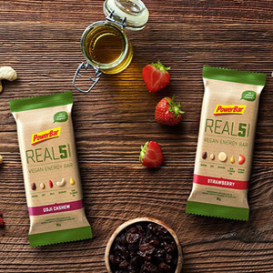 Real5 Vegan Energy, las nuevas barritas energéticas y veganas de PowerBar